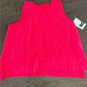 SO Juniors Hot Pink Sleeveless Athleisure Top